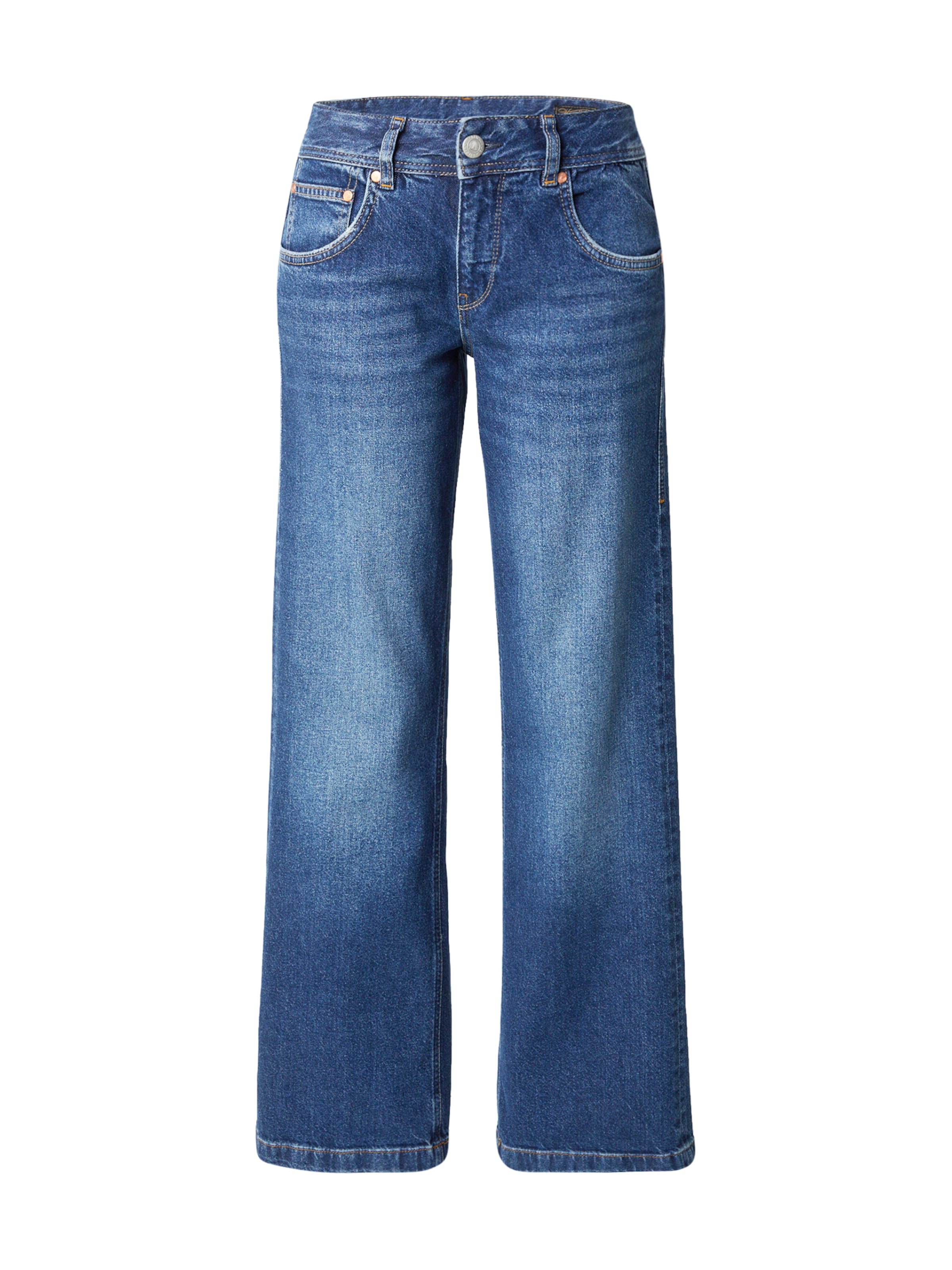 Herrlicher Regular Jeans 'Edna' in Blau: Vorderseite