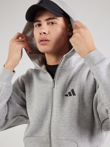 Veste de survêtement ADIDAS SPORTSWEAR en gris