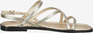 Högl Sandalen met riem 'Sandy' in Goud