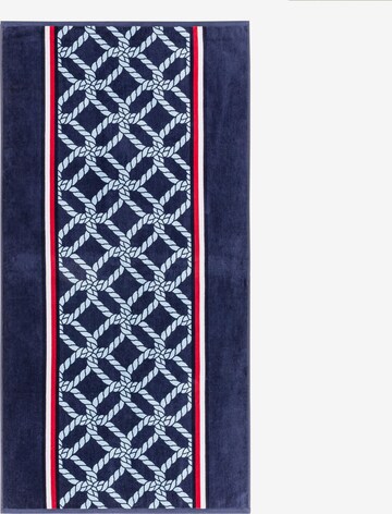 TOMMY HILFIGER Beach Towel 'NEWPORT' in Blue: front