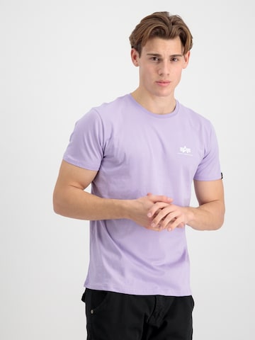 ALPHA INDUSTRIES Regular fit Тениска в лилав