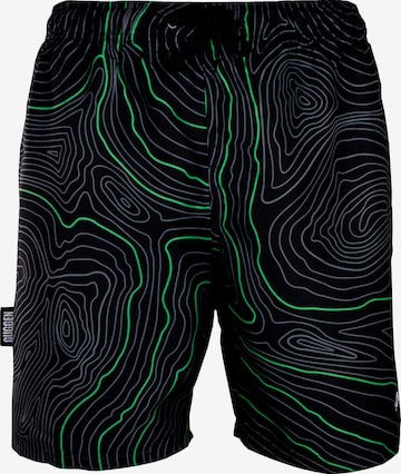 Guggen Mountain Badeshorts 'Boardshorts 2335' in Grün: Vorderseite