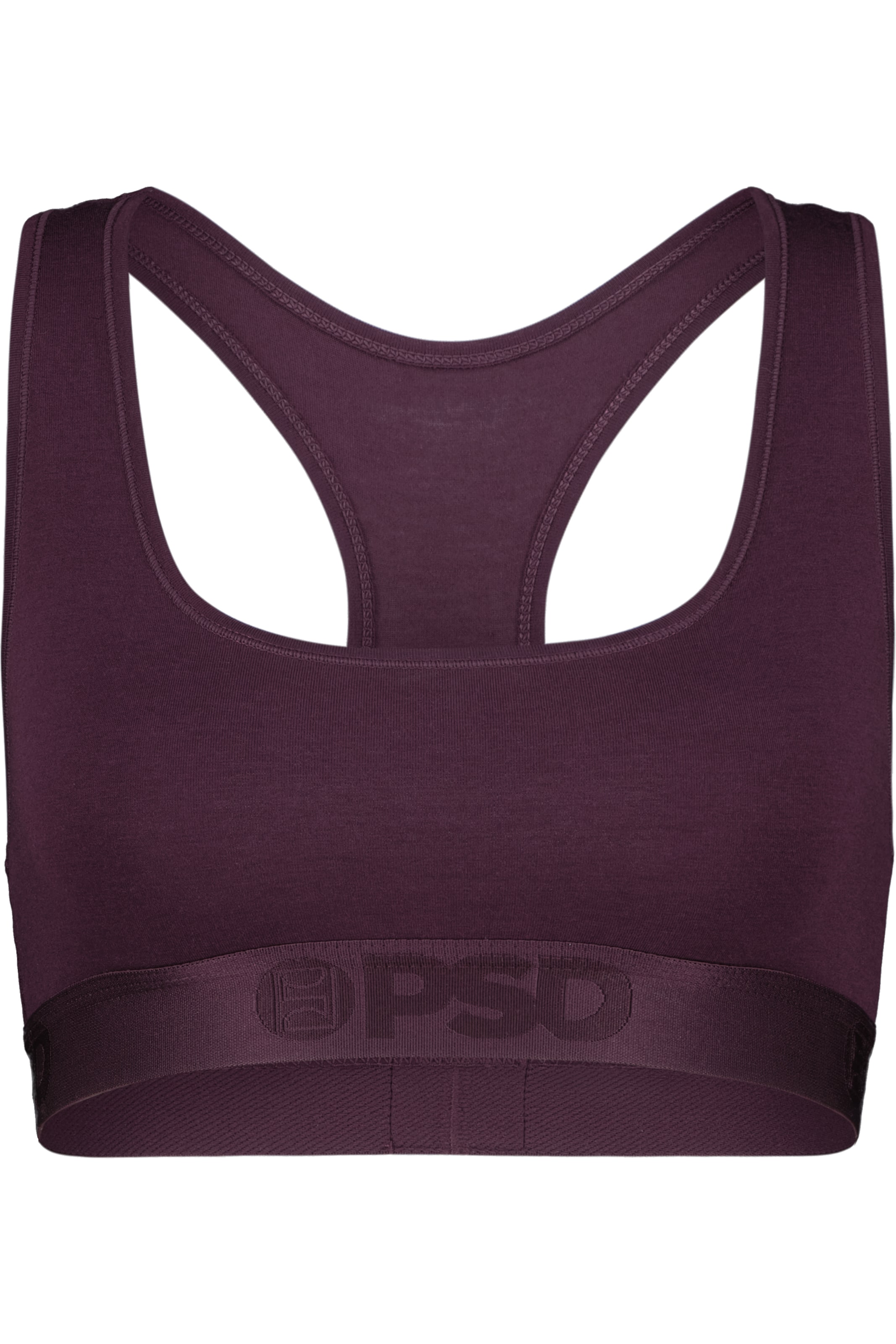 PSD Bralette Bra in Purple: front