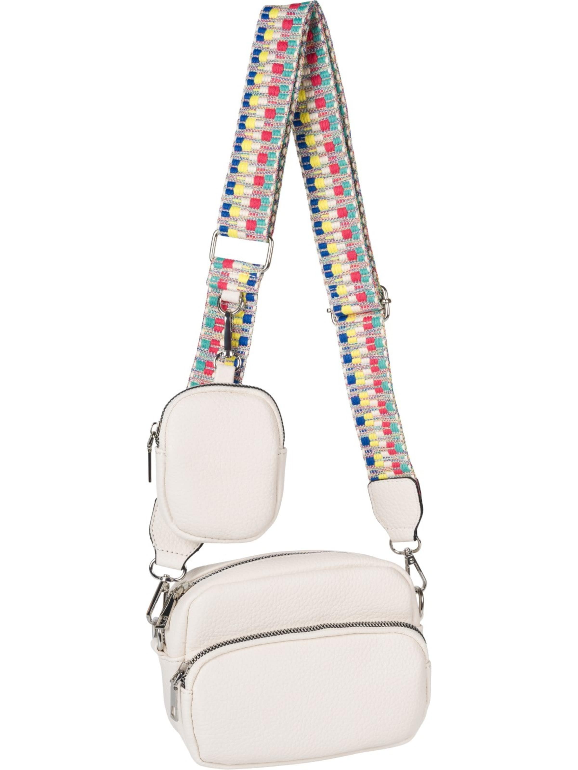 styleBREAKER Umhängetasche 'Rechteckige Umhängetasche Set 2-Teilig'‌‌‌‌‌‌ in Beige: Vorderseite