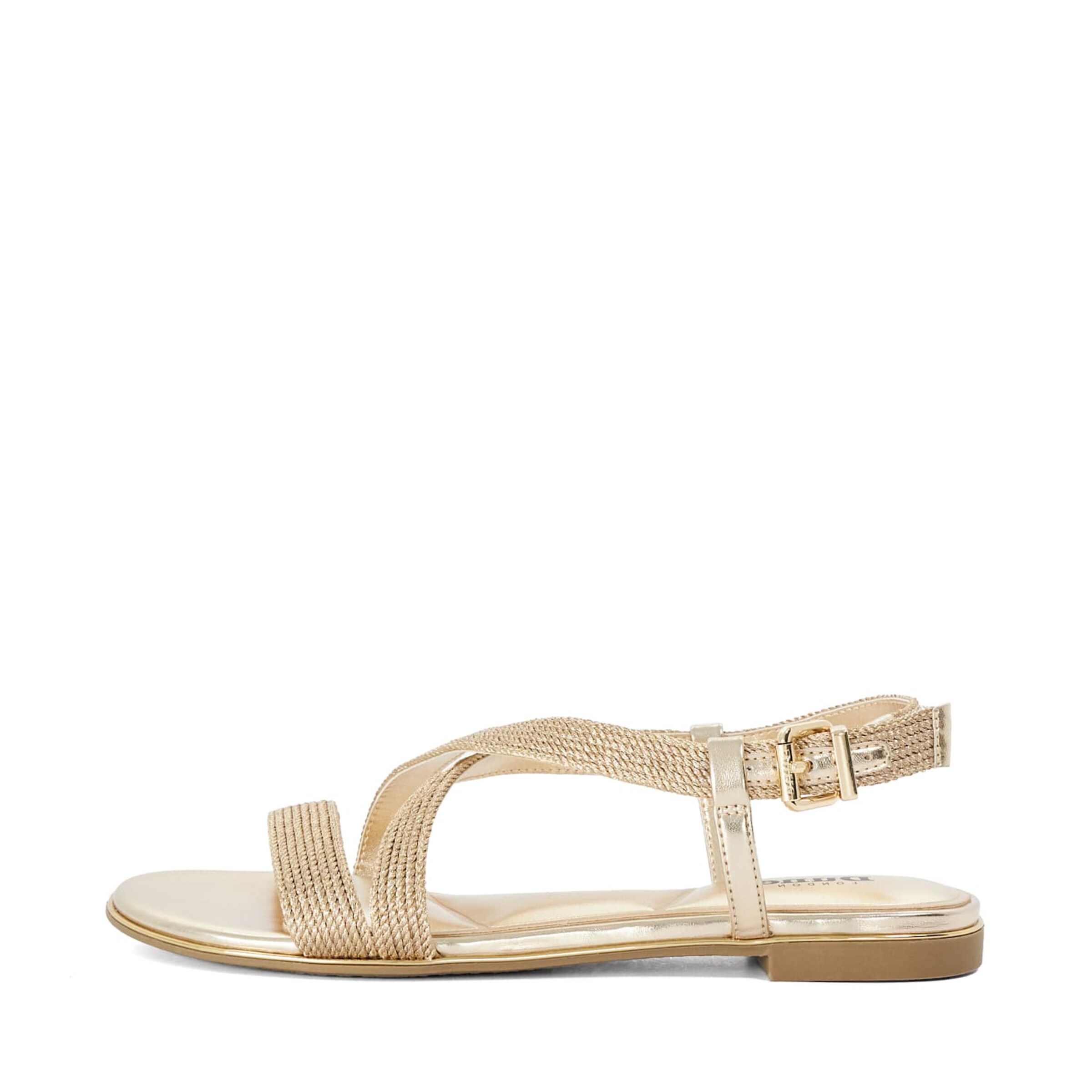 Sandales à lanières Dune LONDON en or