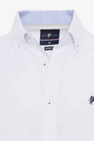 Regular fit Camicia ' MYLES ' di DENIM CULTURE in bianco