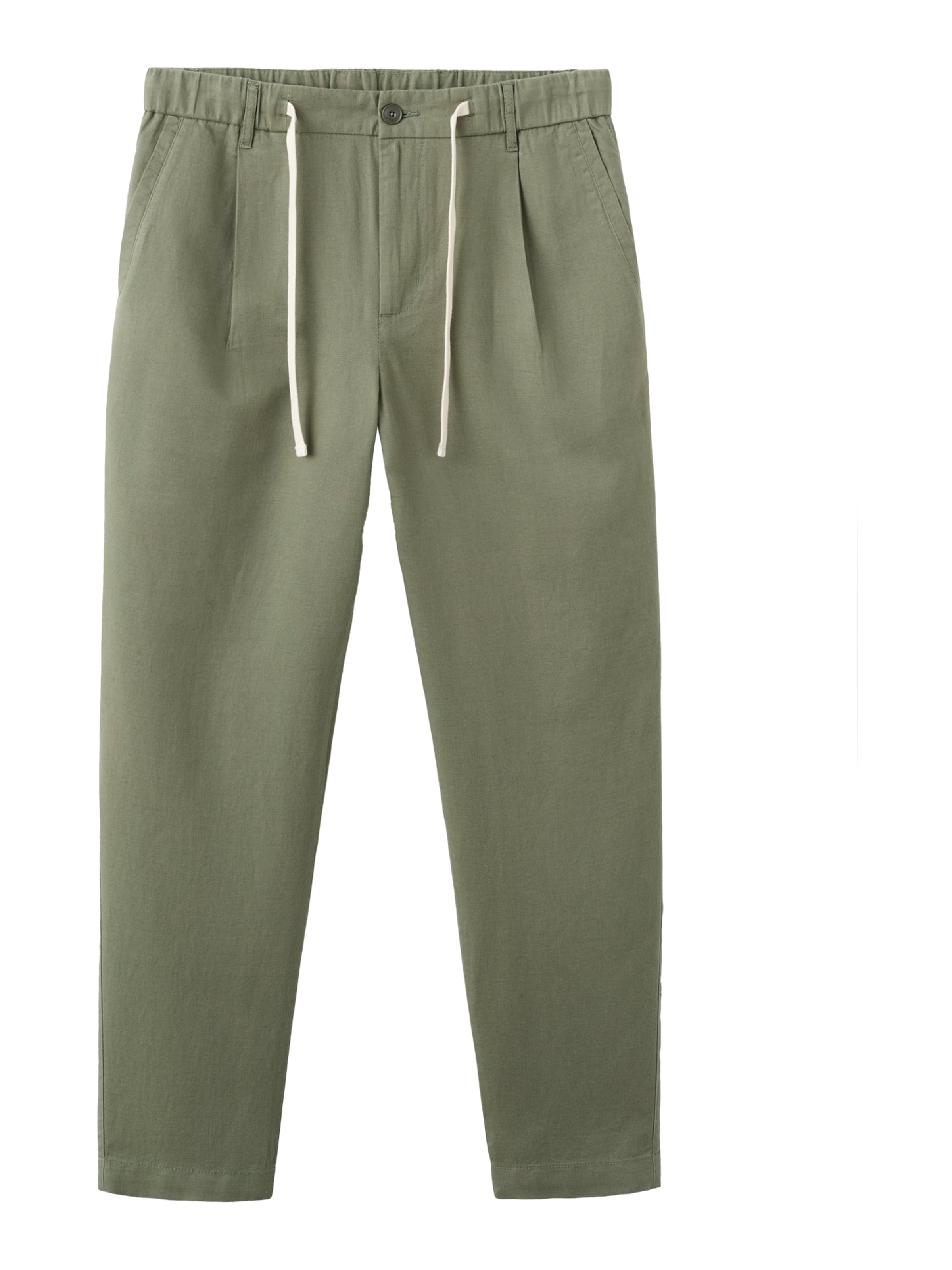 MANGO MAN Regular Hose 'ROMELINO' in Grün: Vorderseite