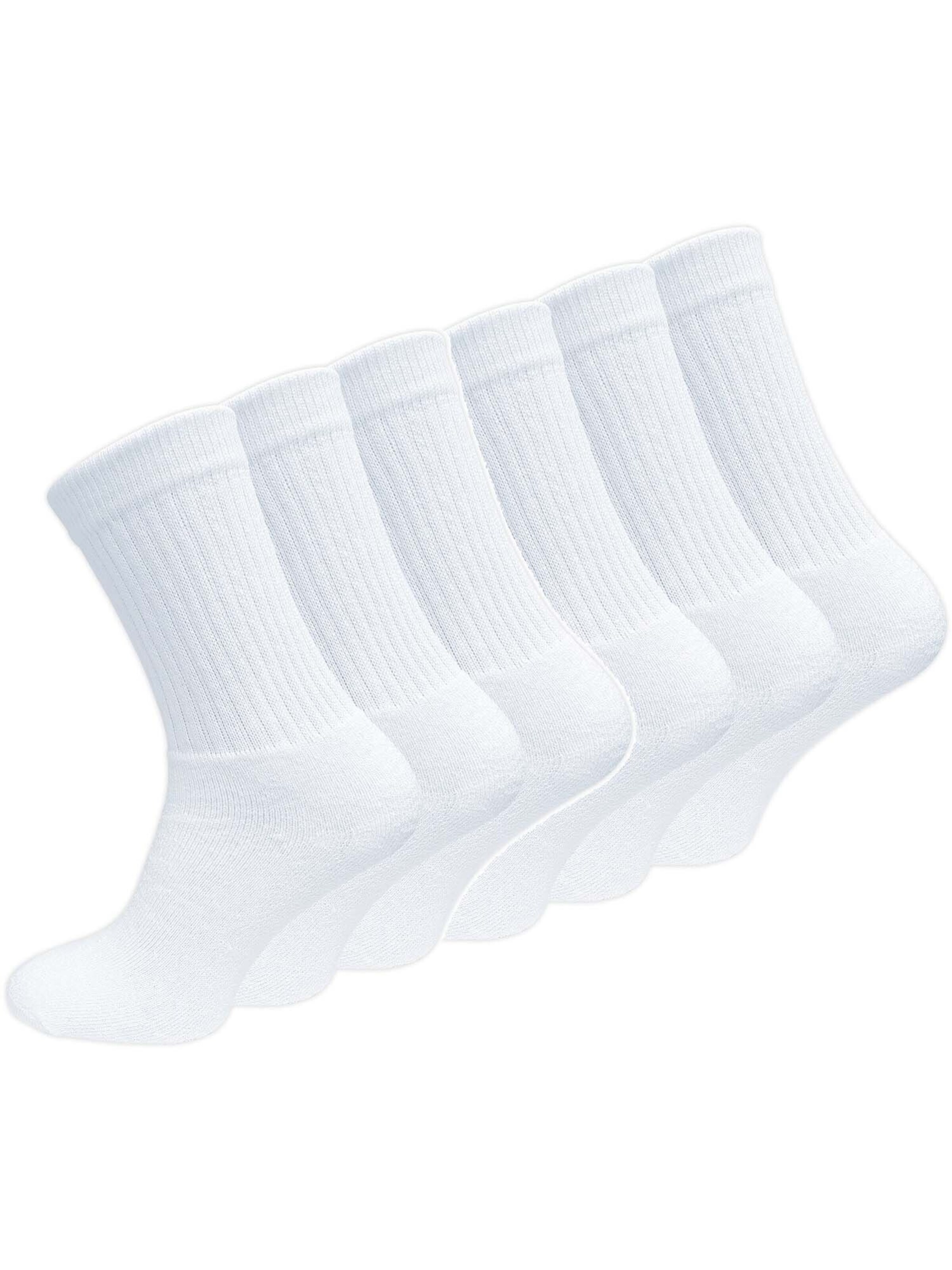 Reslad Socks in 39-42 in White, Item view