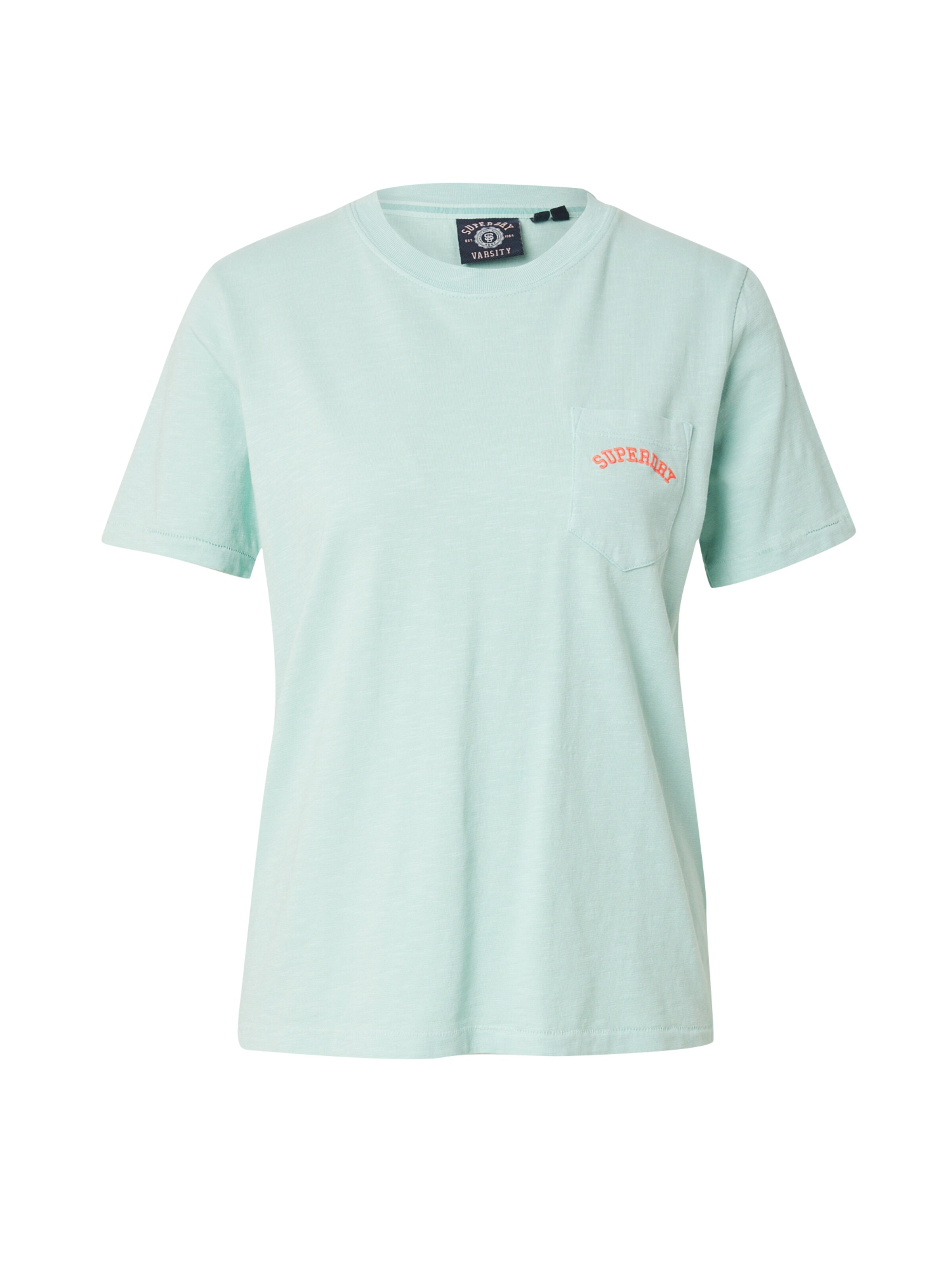 T-shirt 'Essential' Superdry en vert : devant