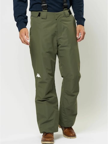 KAPPA regular Bukser ' Ski Pant ' i grøn: forside