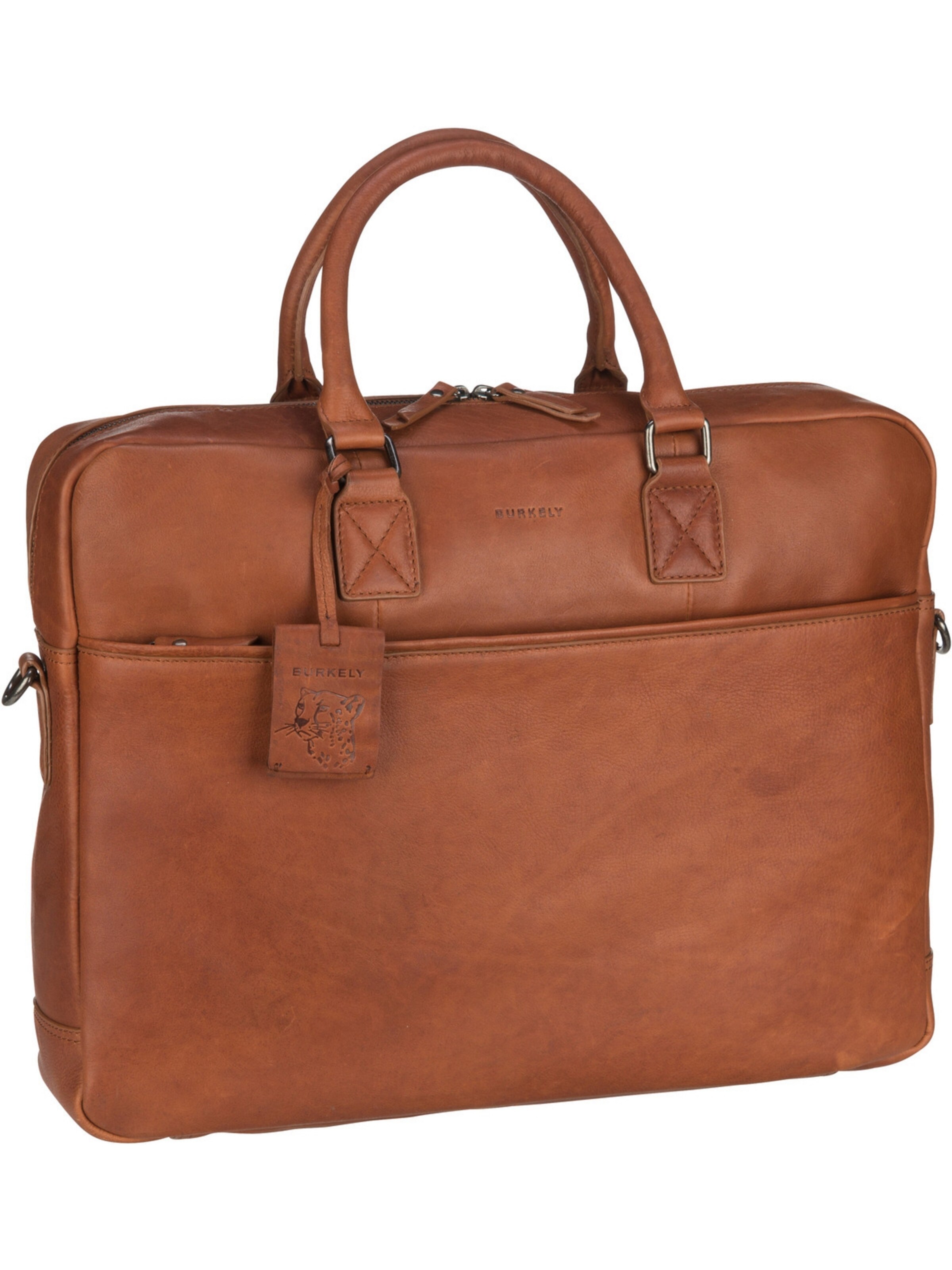 Borsa portadocumenti 'Antique Avery' di Burkely in marrone: frontale