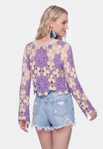 IZIA - Pullover 'Boho' em roxo