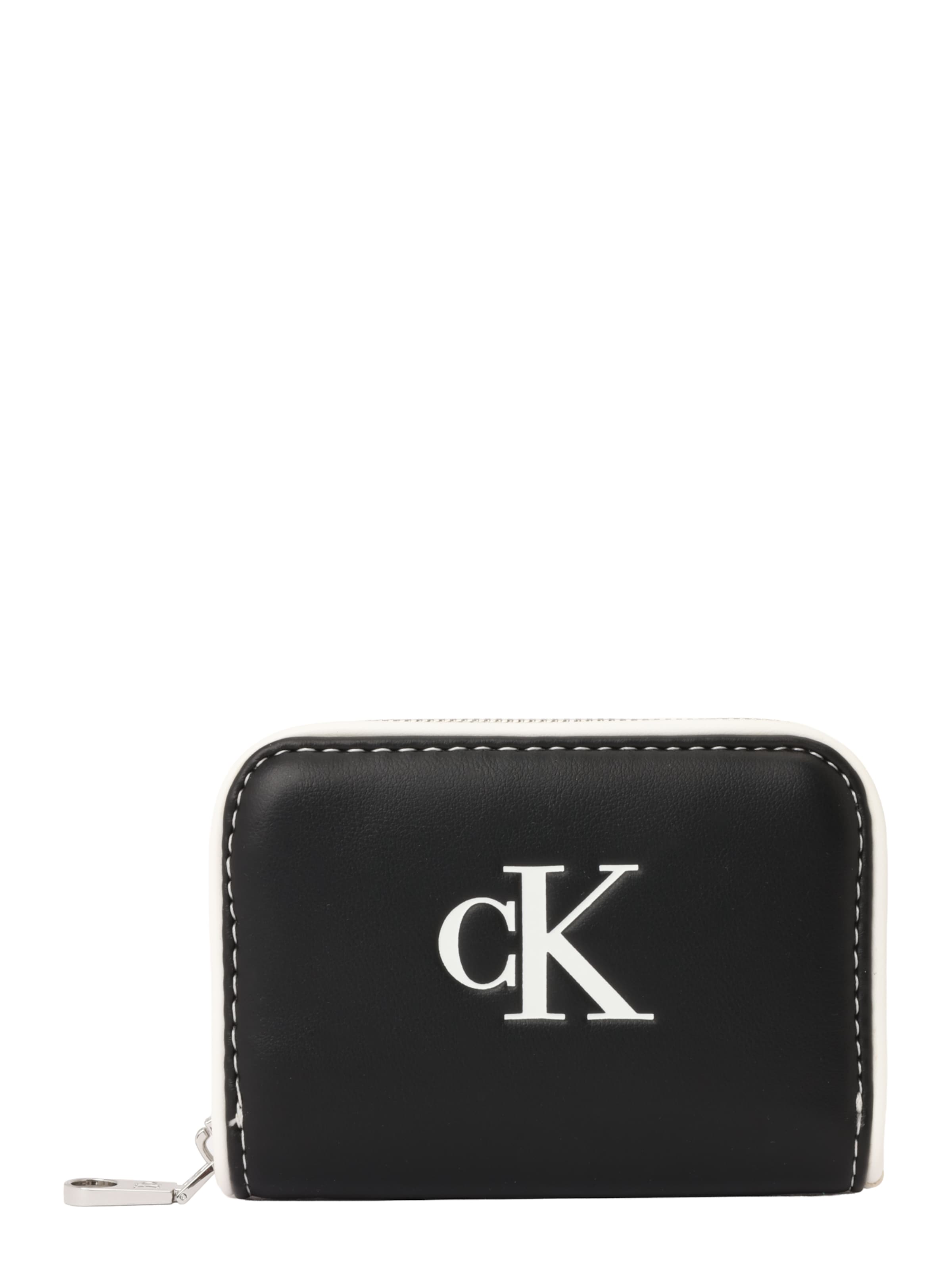 Calvin Klein Portemonnee in Zwart: voorkant