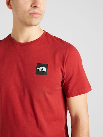 THE NORTH FACE T-shirt 'COORDINATES' i röd