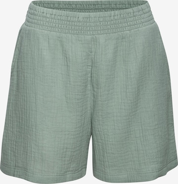BEACH TIME Pyjamashorts in Grün: Vorderseite