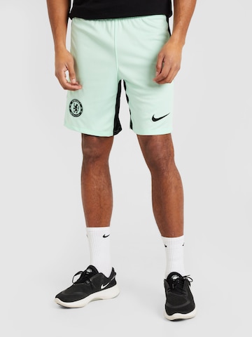 NIKE Regular Sportbroek 'FC Chelsea London' in Groen: voorkant