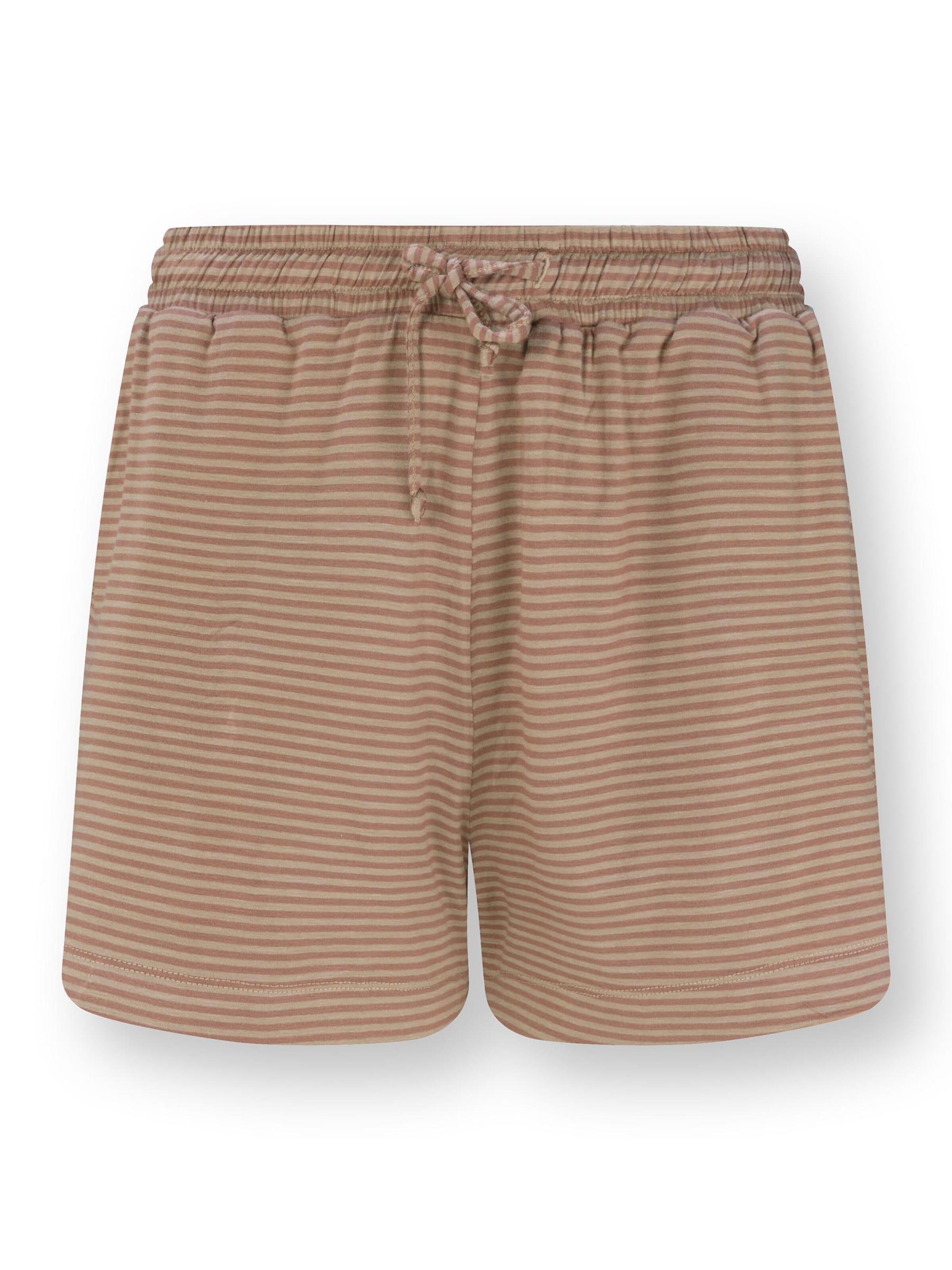 PIP STUDIO Short Pajama Set in Beige: front