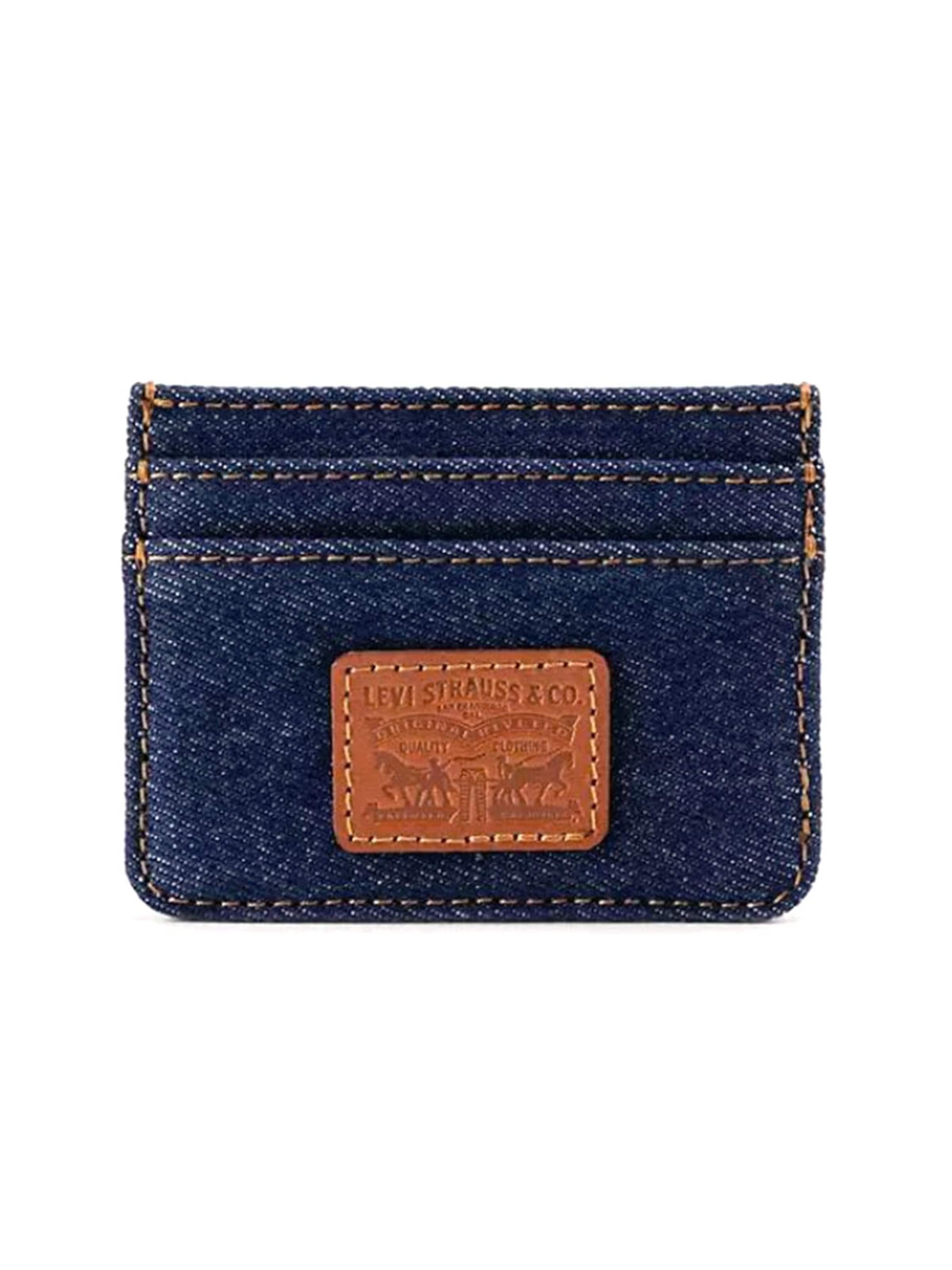 LEVI'S ® Wallet 'Billy Plaque Belt' in Beige: front