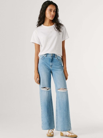 Pepe Jeans Wide Leg Jeans 'LEXA' in Blau