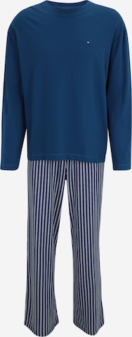TOMMY HILFIGERDuga pidžama - plava boja: prednji dio