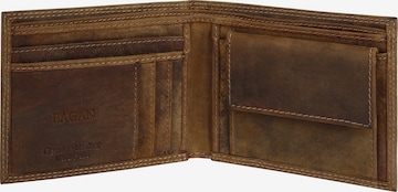 Bagan Wallet in Brown: front