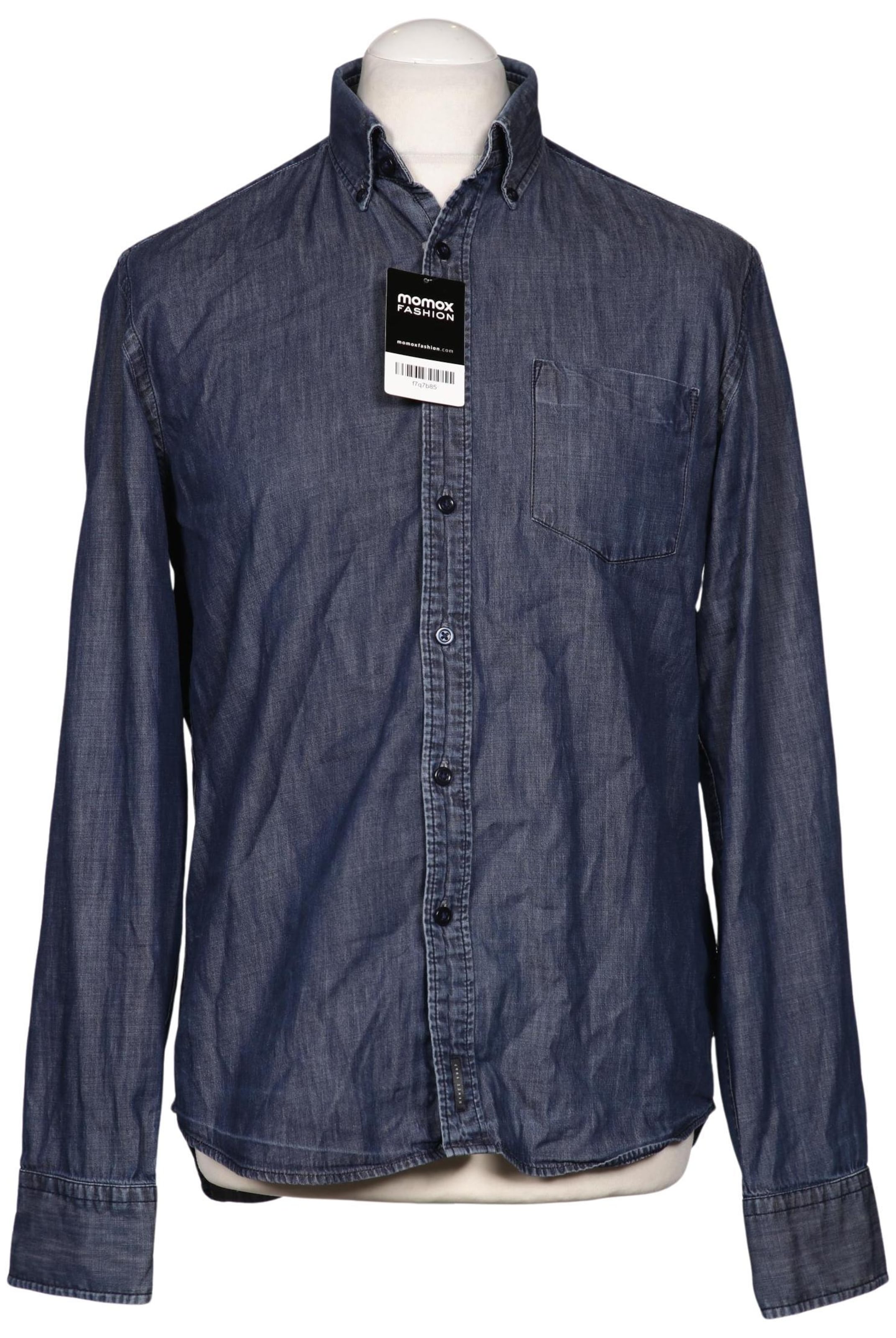 Marc O'Polo Button Up Shirt in M in Blue: front