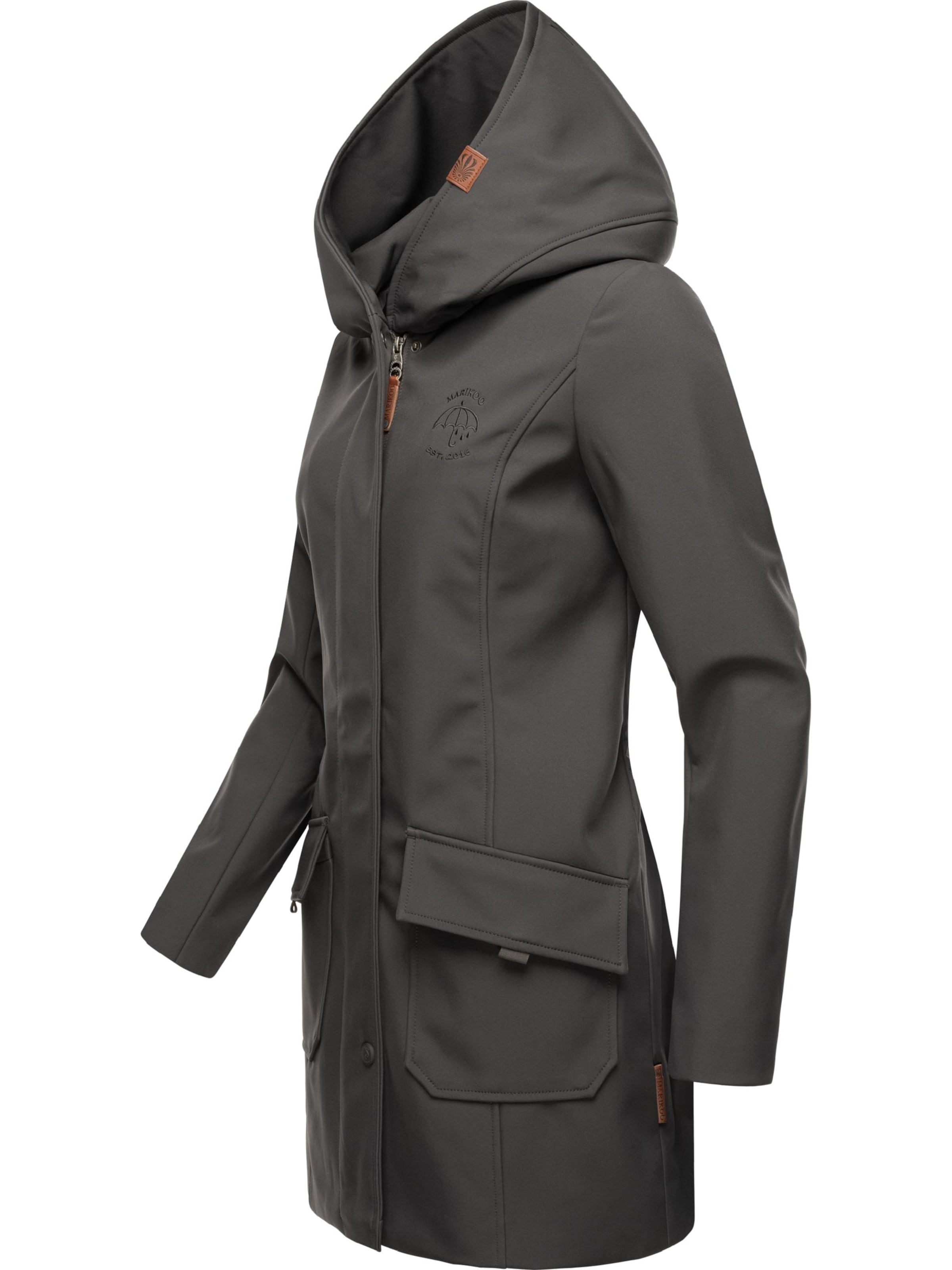 MARIKOO Raincoat 'Mayleen' in Brown