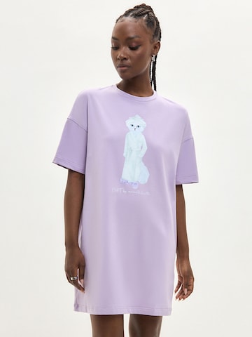 Chemise de nuit CAT by Maniita Lacitta en violet