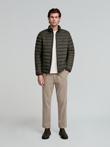 Scalpers Slim fit Between-Season Jacket 'Nos Gstaad' in Green: front