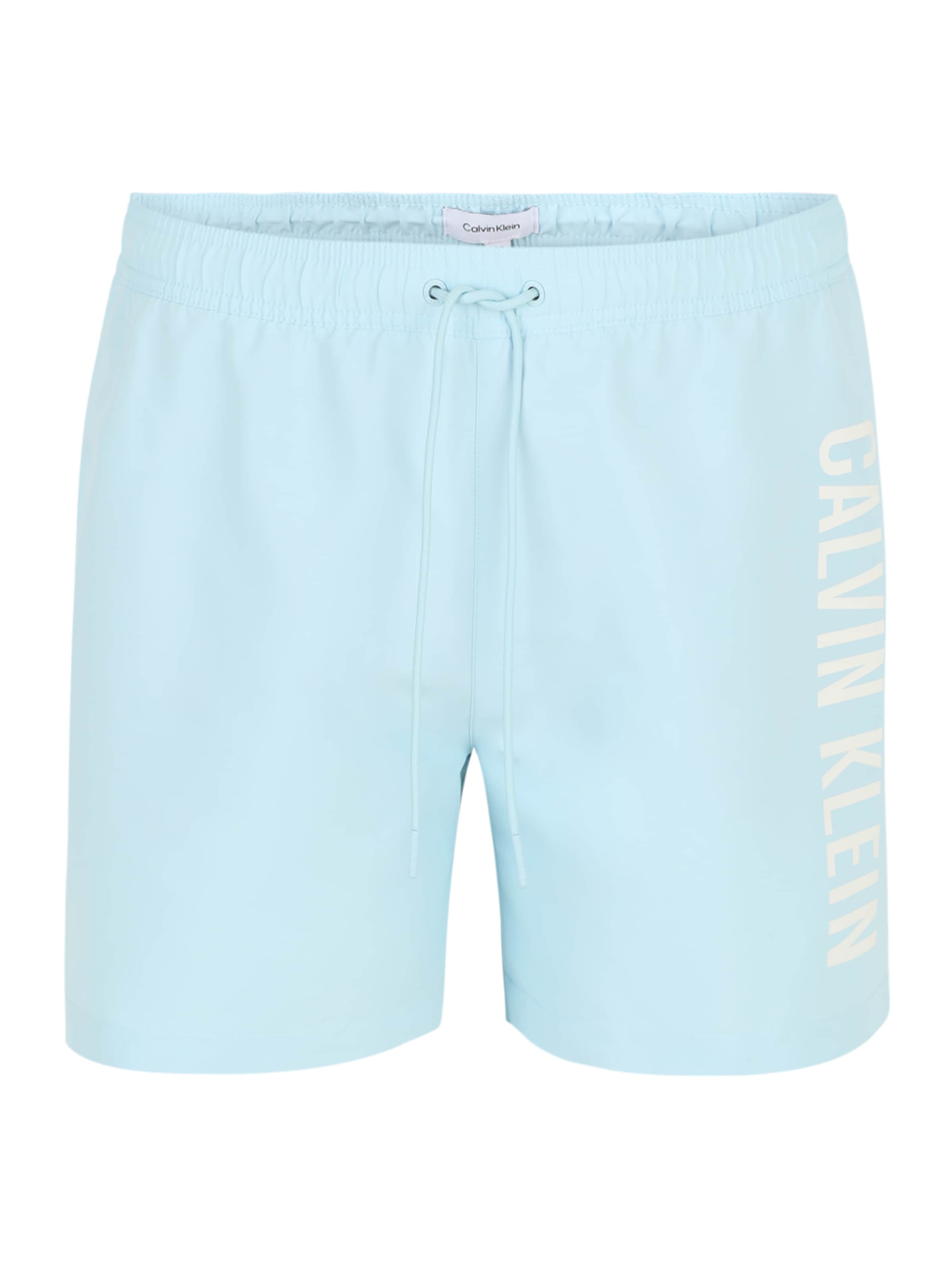 Calvin Klein Swimwear Плавательные шорты в Светло-синий / Белый, Обзор товара