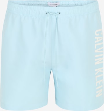 Calvin Klein Swimwear - Bermudas en azul: frente