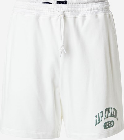 GAP Hlače u sivkasto zelena / bijela, Pregled proizvoda