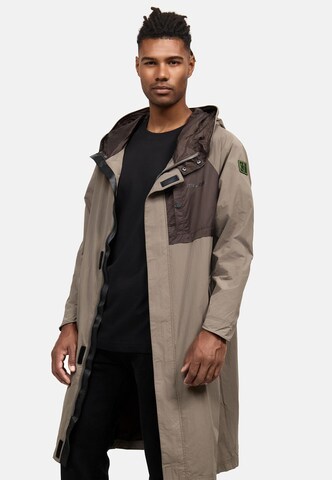 STONE HARBOUR Between-seasons coat 'Zafaar' in Brown