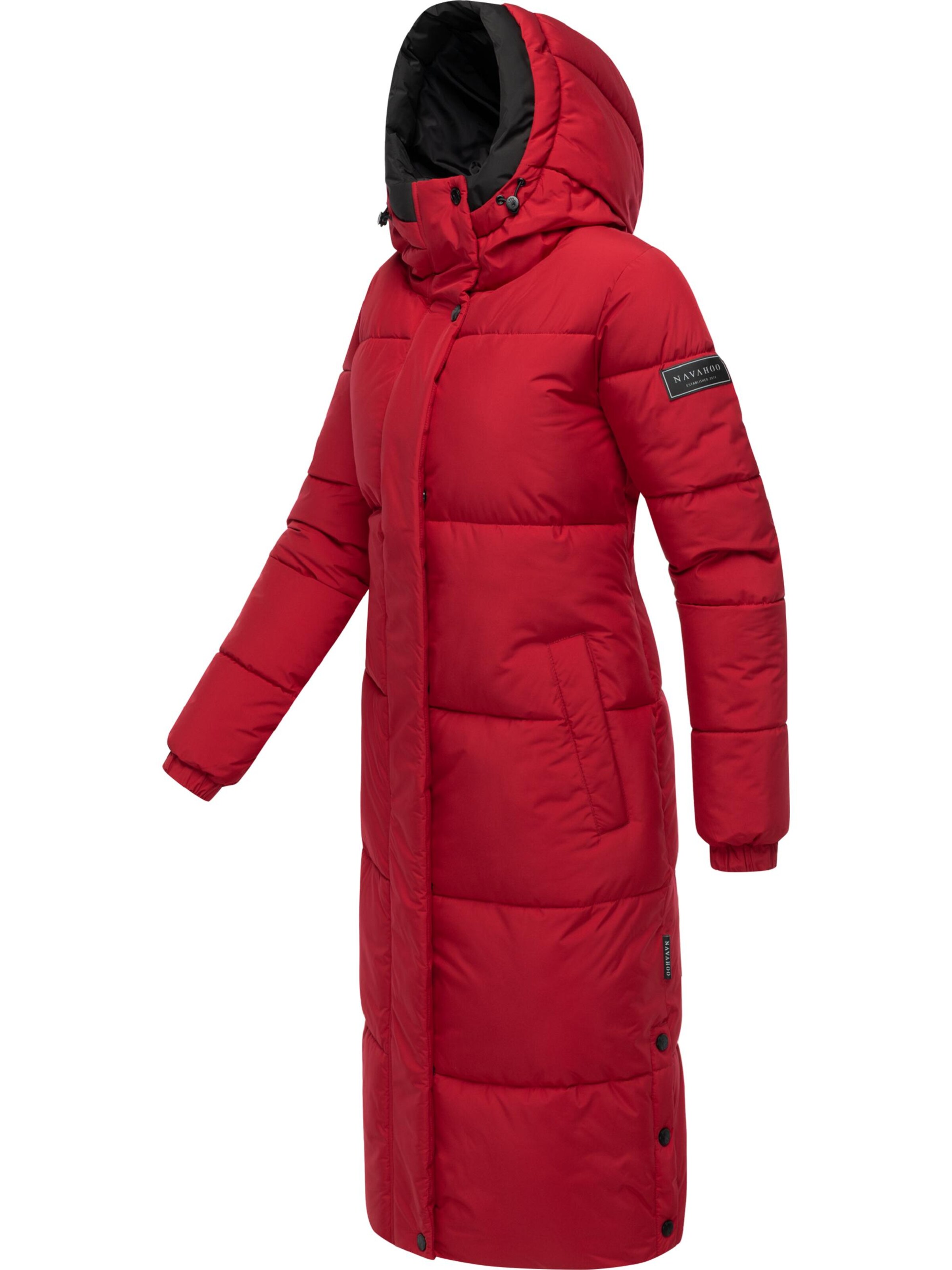 NAVAHOO Mantel 'Taublüte XIV' in Rot