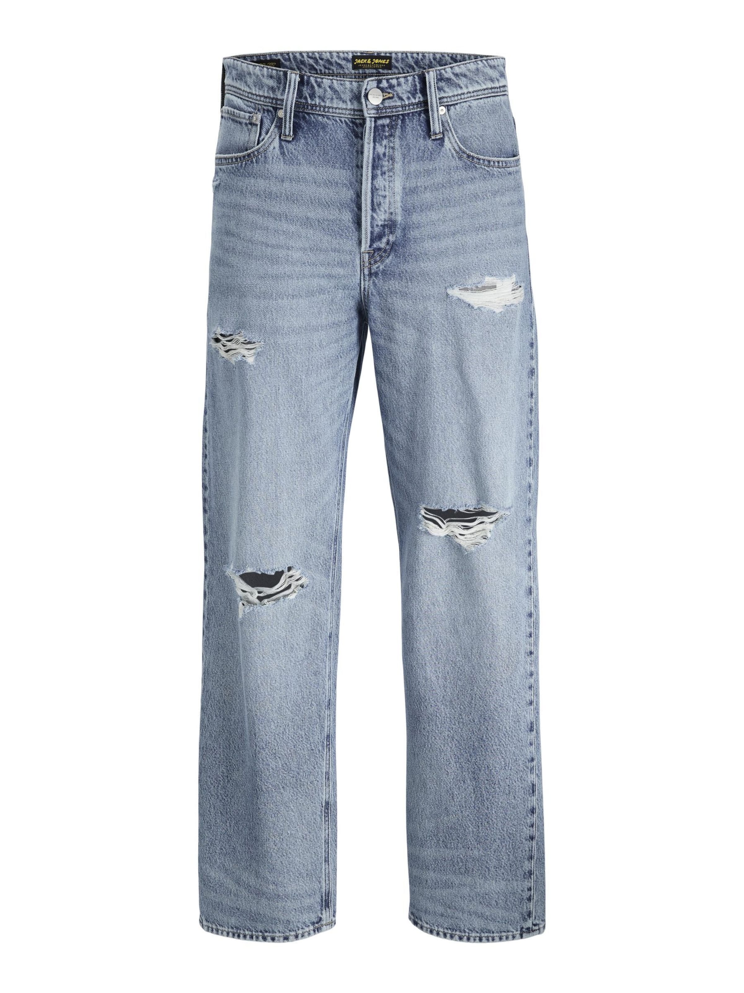 JACK & JONES Loosefit Jeans 'JJIEddie JJOriginal' i blå: forside
