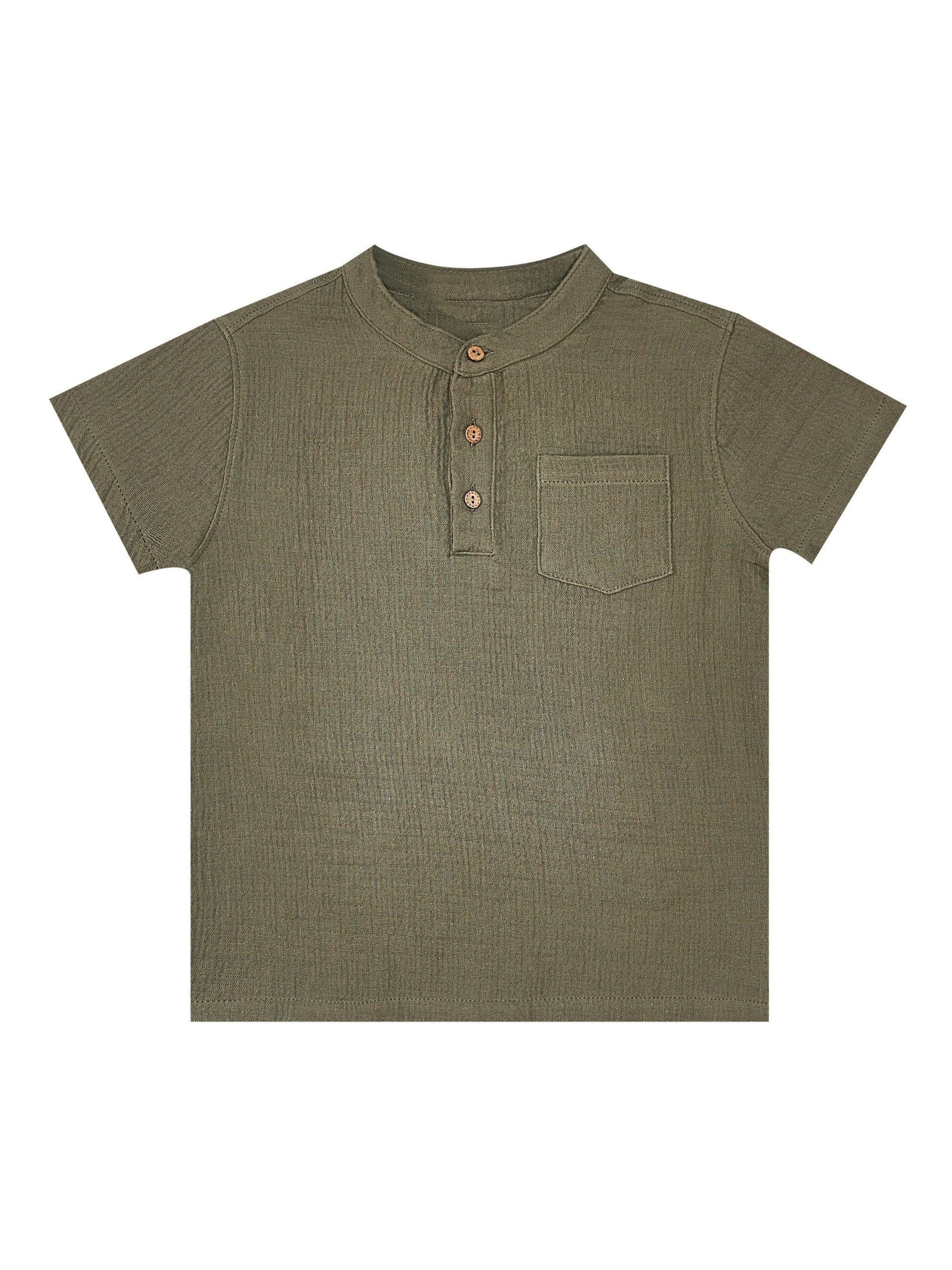 Survêtement 'Striped Muslin' Denokids en vert