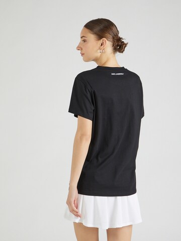 Karl Lagerfeld T-Shirt 'Ikonik 2.0' in Schwarz