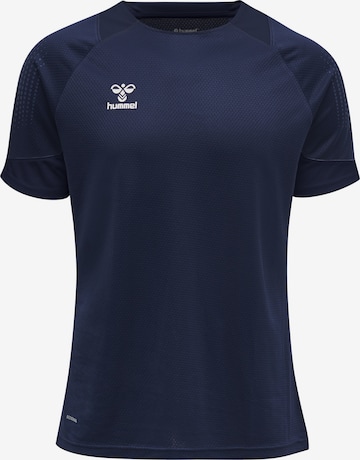 Hummel - Camisola de futebol 'Lead' em azul: frente