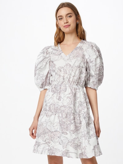 Rochie de vară BRUUNS BAZAAR pe lila / negru / alb, Vizualizare model