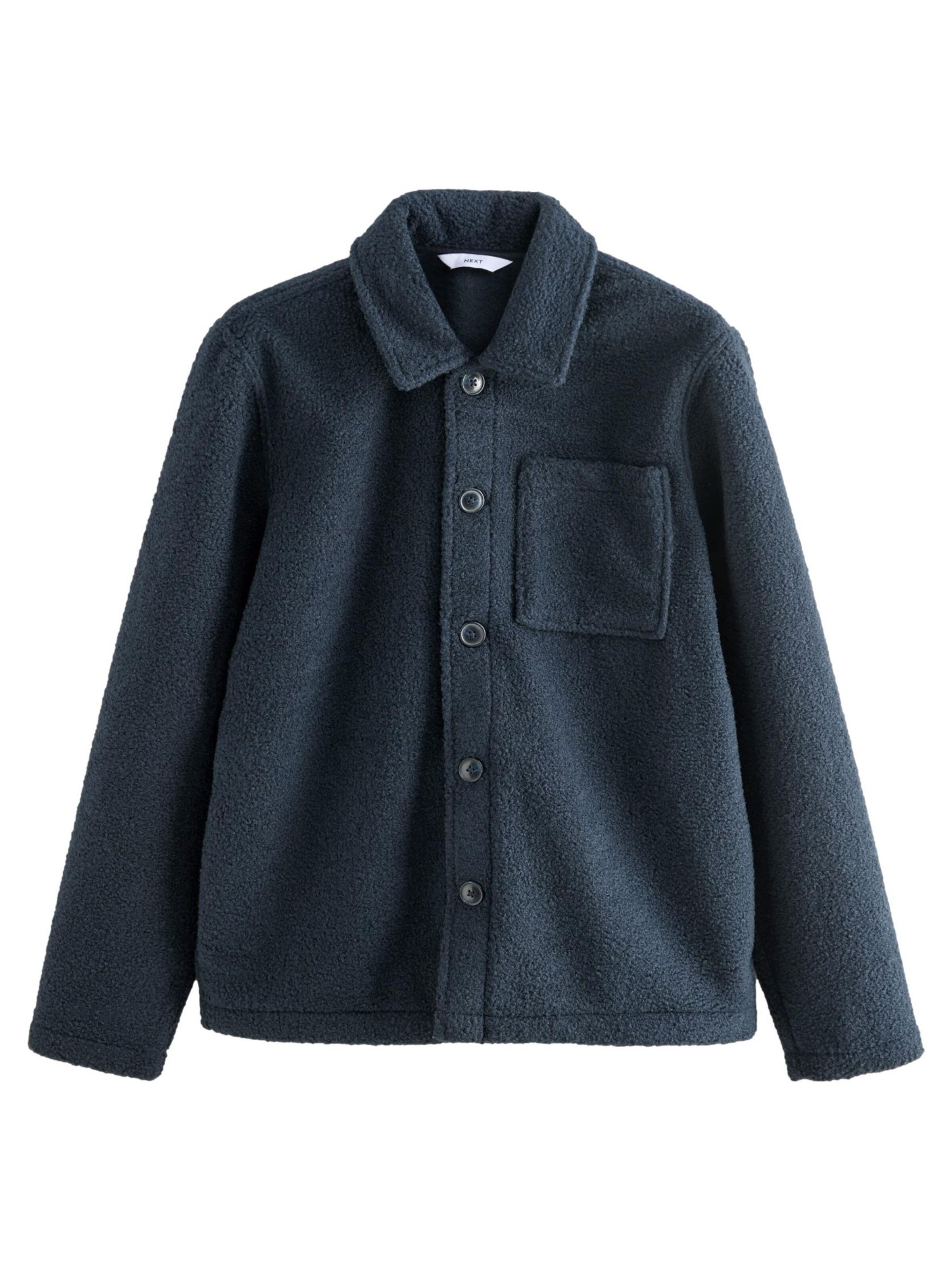 Next Jacke in Blau: Vorderseite