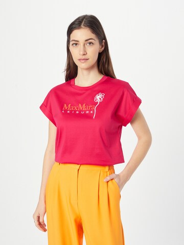 Max Mara Leisure T-Shirt 'BOLIVAR' in Pink: Vorderseite