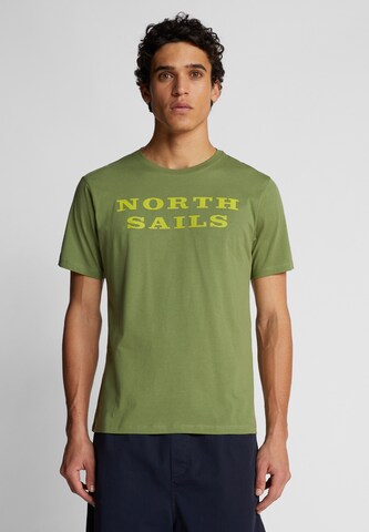 T-Shirt North Sails en vert : devant