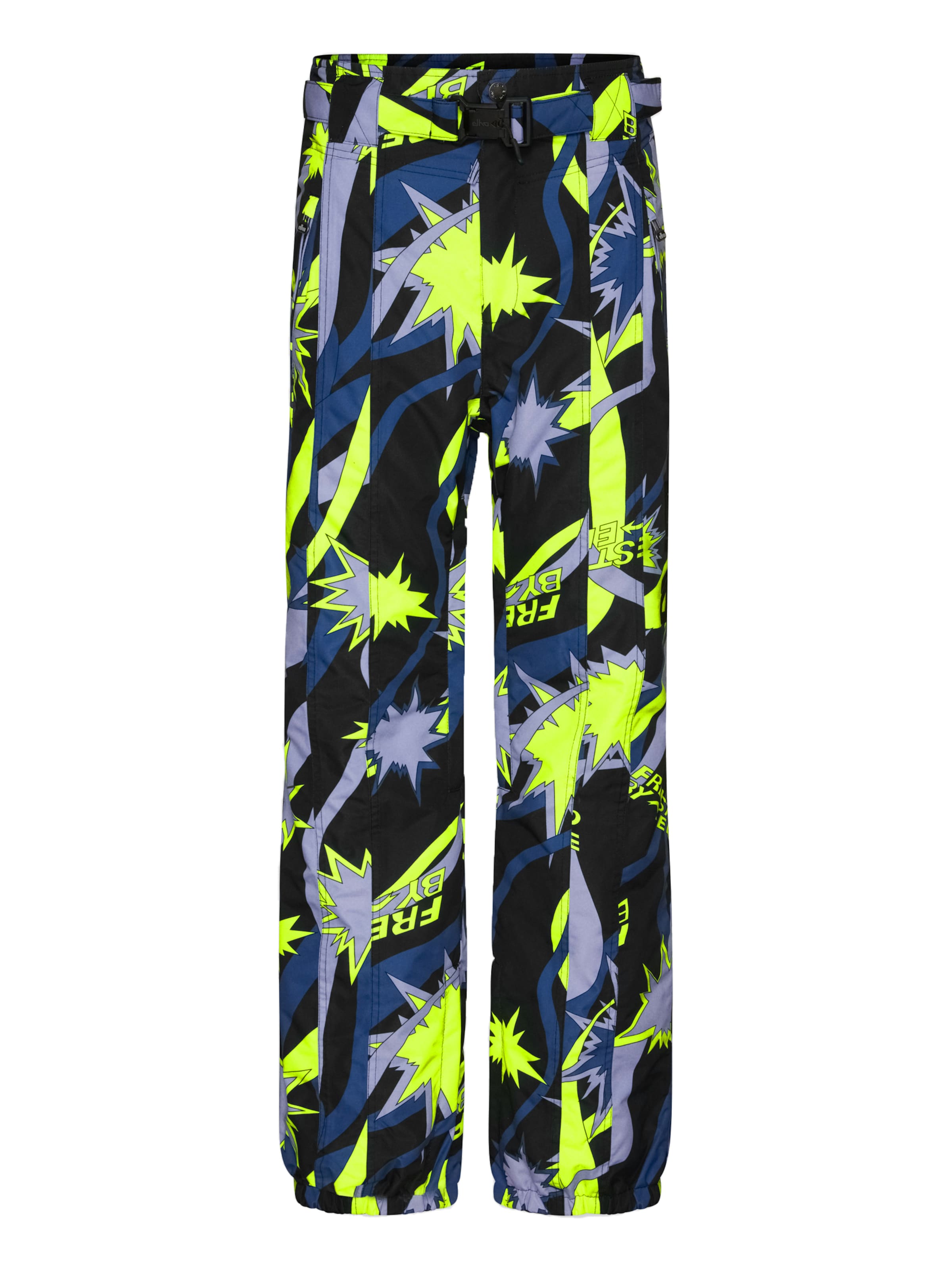 elho Sports trousers 'Zermatt 89' in Navy / Lime / Lavender / Black, Item view
