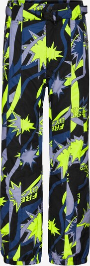 elho Pantalon de sport 'Zermatt 89' en bleu marine / citron vert / lavande / noir, Vue avec produit