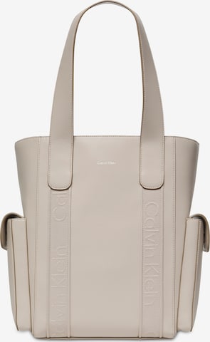 Calvin Klein Шоппер в Коричневый: спереди