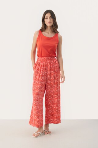Part Two Loosefit Hose 'Alfi' in Rot