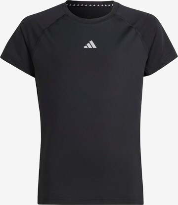 ADIDAS SPORTSWEAR Funktionsskjorte i sort: forside