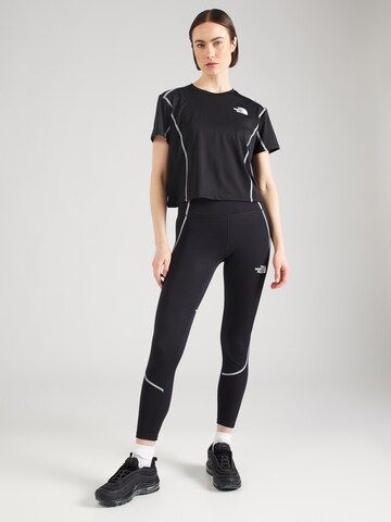 THE NORTH FACE Skinny Sportbroek 'HAKUUN' in Zwart