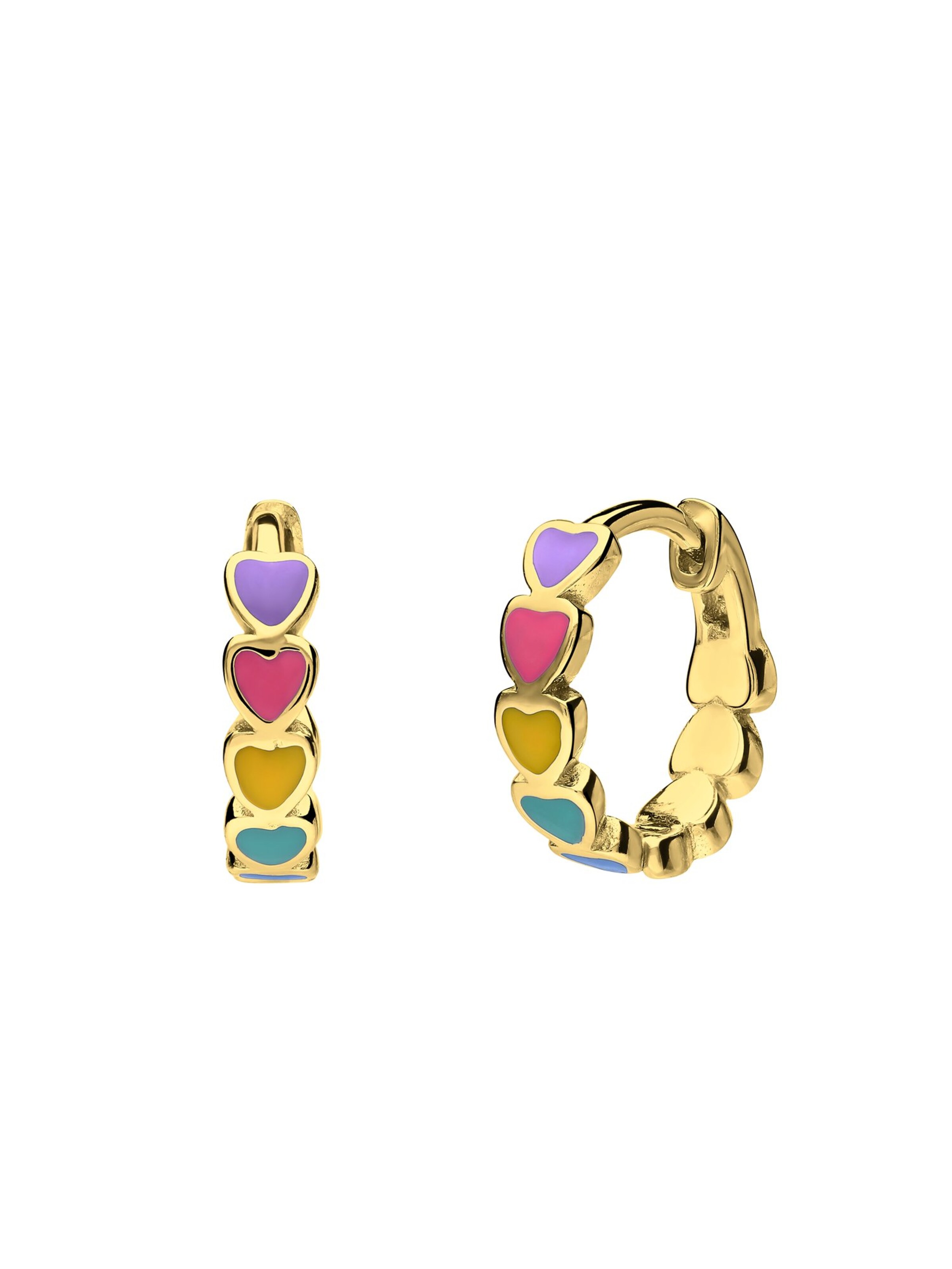 Lucardi Sieraden 'Colourful' in Goud: voorkant