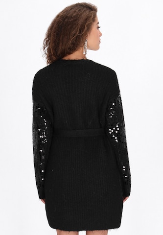 faina - Cárdigan en negro